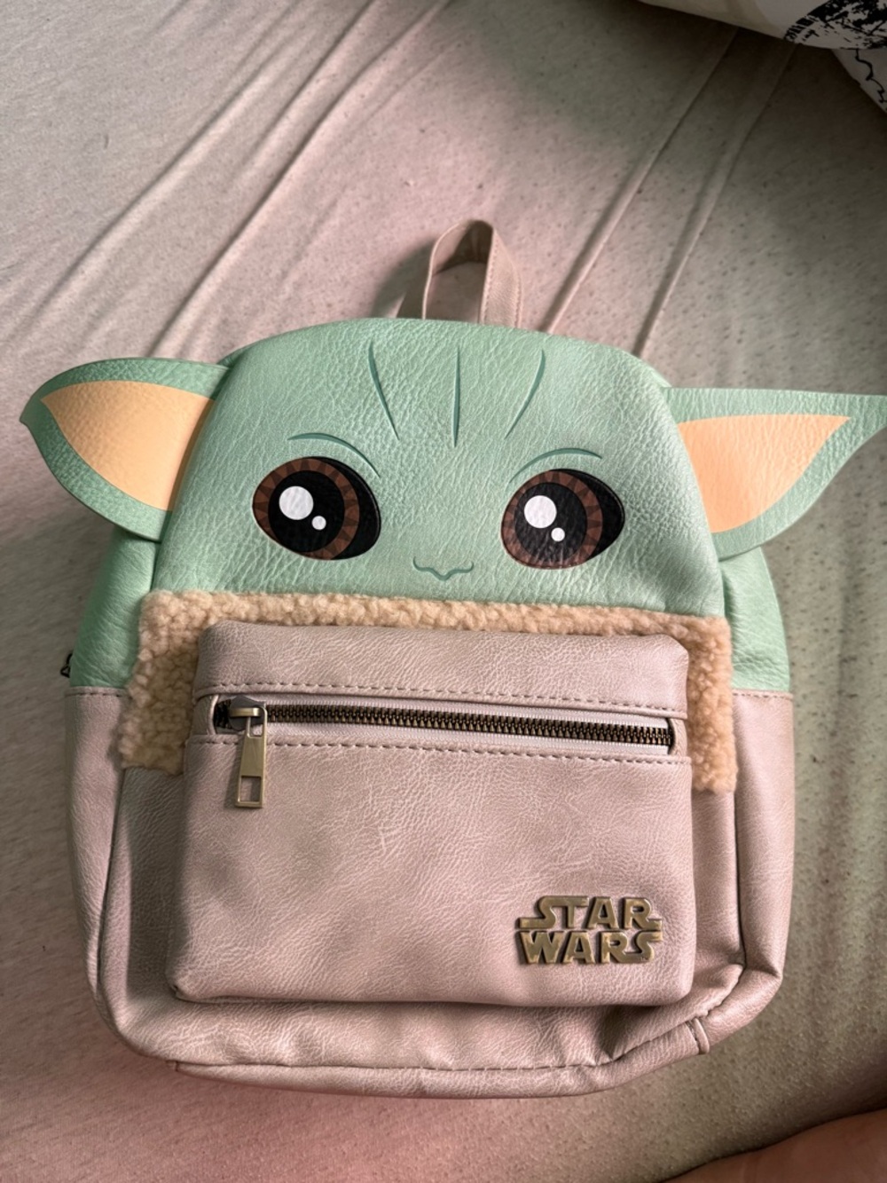 Loungefly Star Wars Backpack in Mint Green & Cream with Character Ears